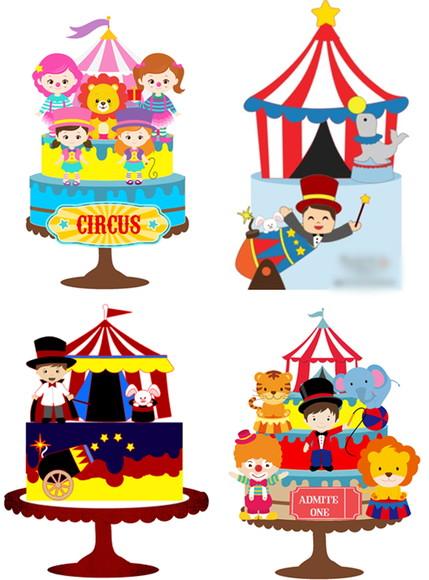 Arquivo de Corte 4 Topos Circo Studio #5905