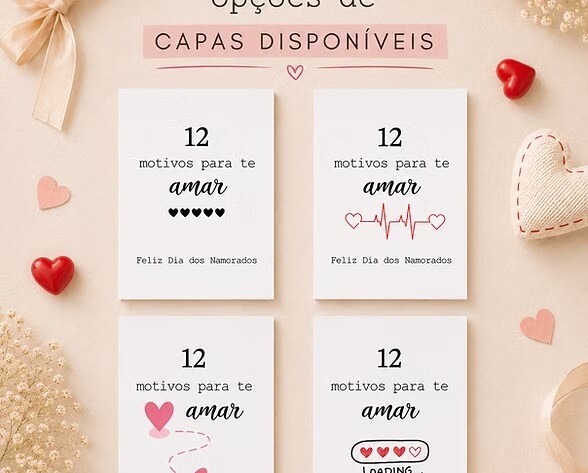 Arquivo de Corte Dia dos Namorados 12 Motivos PDF/PNG/SVG #1695