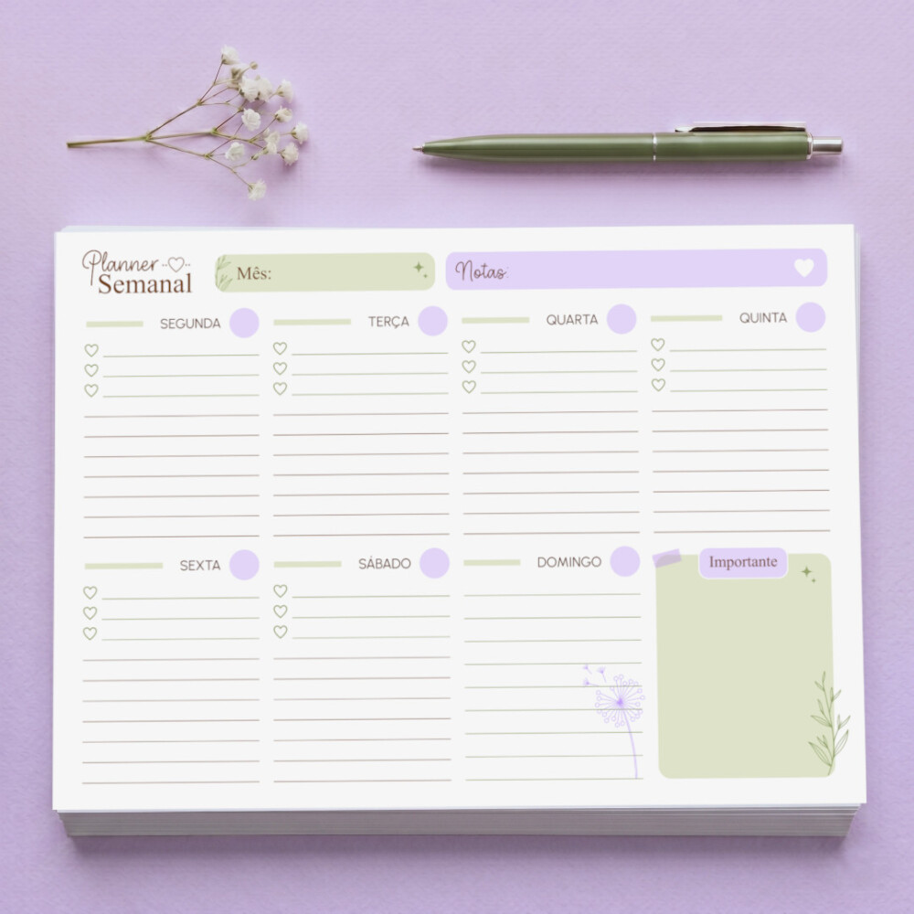 Arquivo Digital de Corte Planner PDF #1770