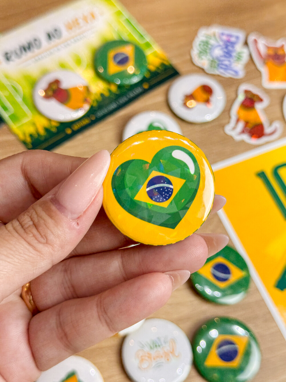 Arquivo de Corte Futebol Brasil 2026 Botton DXF/STUDIO/PNG #1778