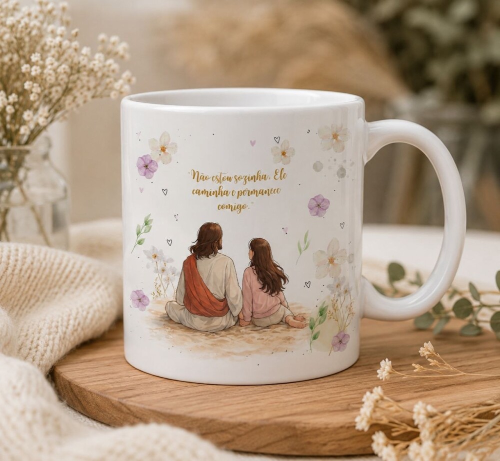 Arquivo de Sublimação Canecas Jesus CANVA #1781
