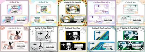 Arquivo de Corte 11 Temas Cart�o do Sus Adulto Pdf/png #5068