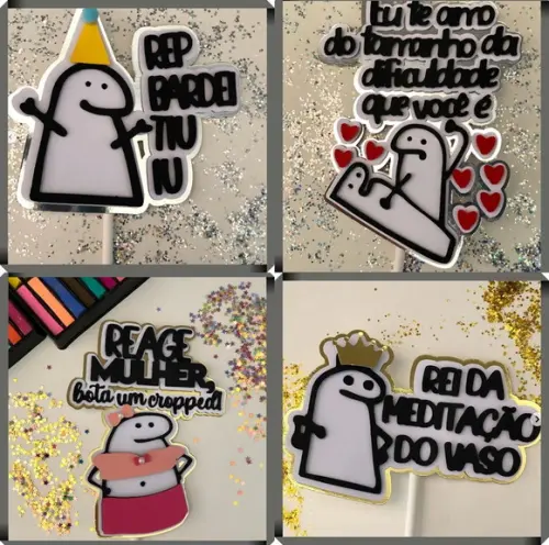 Arquivo de Corte 4 Topos de Bolo Flork Studio #5396