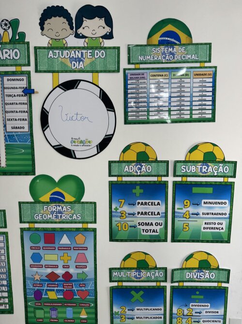 Arquivo de Corte Copa 2026 Sala de Aula Escolar PDF #1703