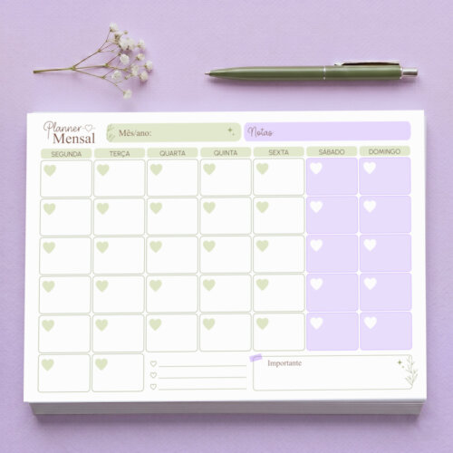 Arquivo Digital de Corte Planner PDF #1770