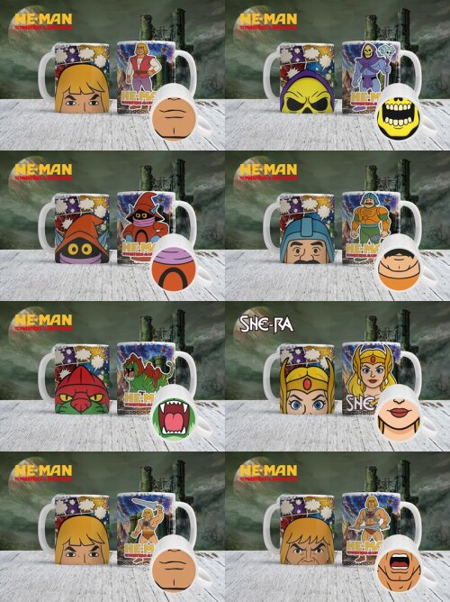 Arquivo Digital de Sublimação Canecas He-Man PNG #1771