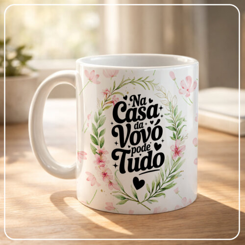 Arquivo de Sublimação Canecas Dia dos Avós Png #1777