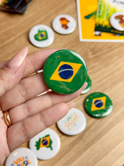 Arquivo de Corte Futebol Brasil 2026 Botton DXF/STUDIO/PNG #1778