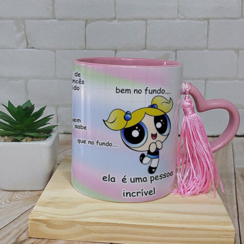 Arquivo de Sublimação Caneca Lindinha Meninas Superpoderosas PN