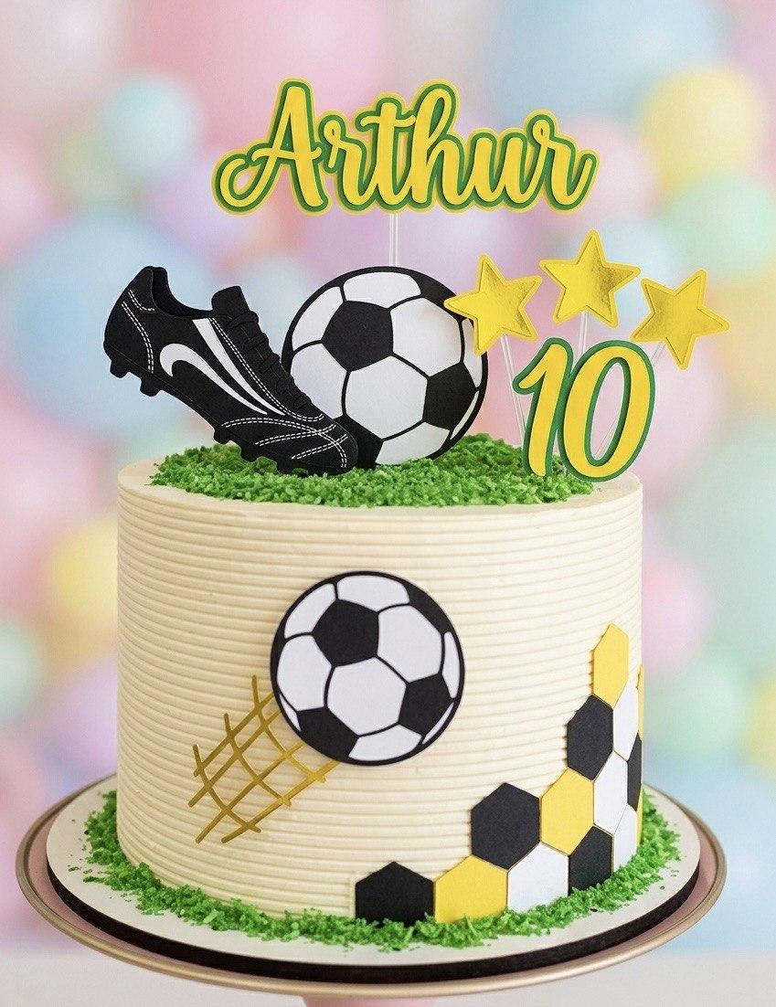 Topo de Bolo Futebol