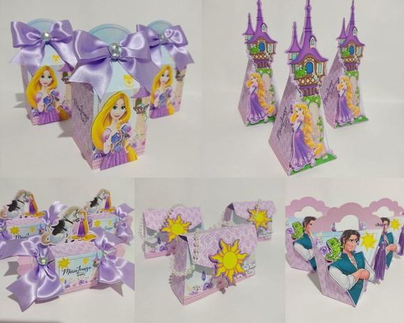 Personalizados Rapunzel Enrolados - 25 Itens