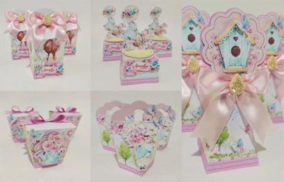 Personalizados Jardim de Pássaros - 25 Peças