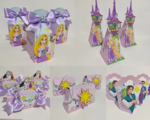 Personalizados Rapunzel Enrolados - 50 Itens