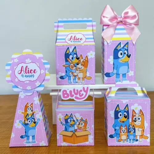 Personalizados Bluey Menina - 30 Peças