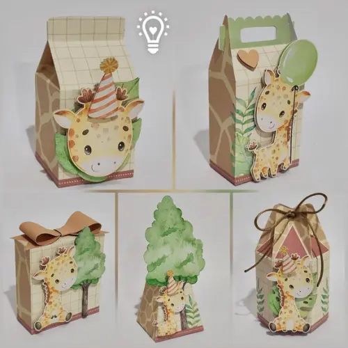 Personalizados Girafinha - 25 Itens