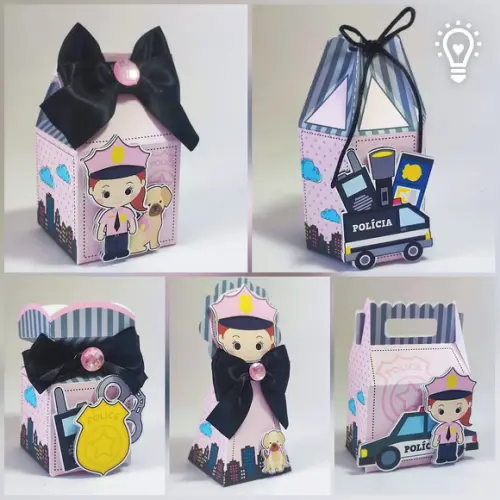 Personalizados Polícia Menina - 15 Peças