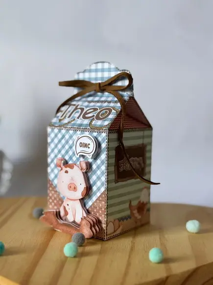Caixa Milk Festa Fazendinha