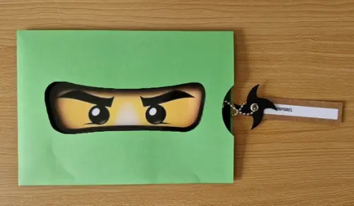 Convite Lego- Kit Festa Lego Ninjago