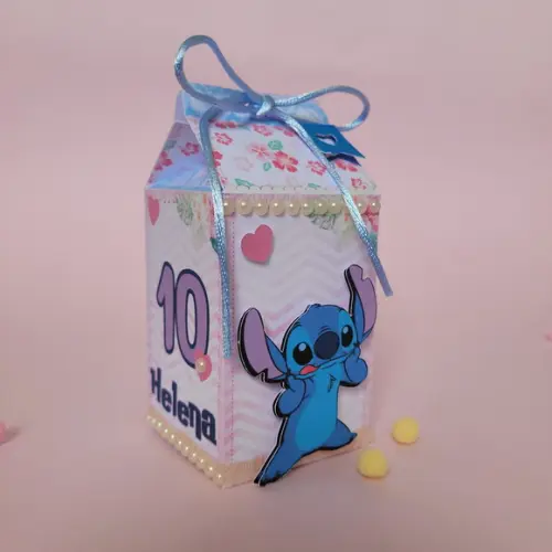 Caixa Milk - Festa Stitch