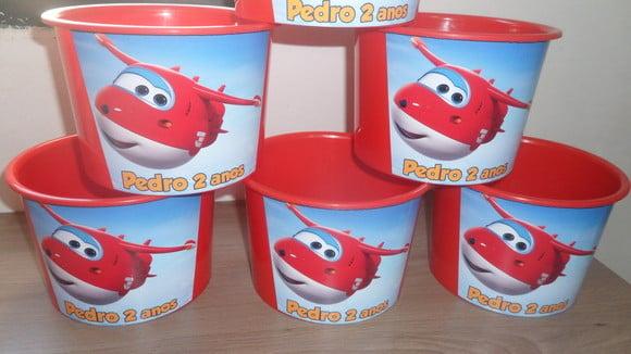 Balde de Pipoca 1,5l Personalizado Aviões Disney