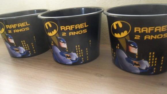 Balde de Pipoca 1,5l Personalizado Batman