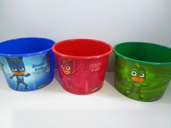 Balde de Pipoca 1,5l Personalizado Pijamas