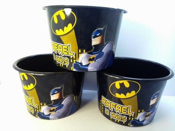 Balde de Pipoca 1,5l Tema Batman