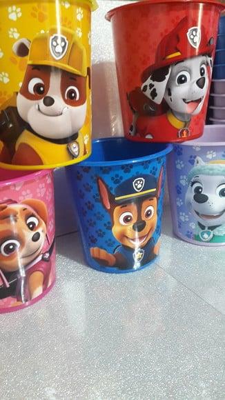 Balde de Pipoca de 1 Litro Tema Patrulha Canina