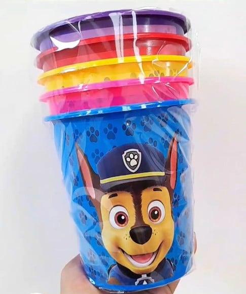 Balde de Pipoca de 1 Litro Tema Patrulha Canina