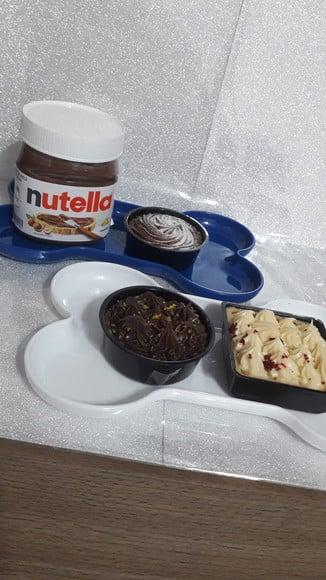 Bandeja em Formato de Osso Medidas: 24cm x 15cm x 2cm