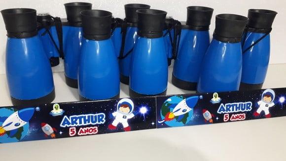 Binoculo de Plástico Colorido Zoom de 4 Vezes Astronauta