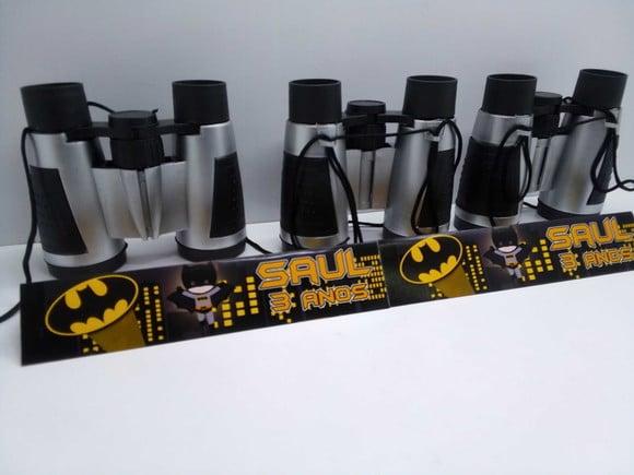 Binoculo Prata Tema Batman