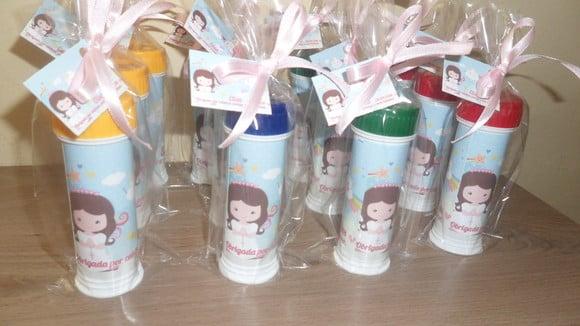 Bolhas de Sabão Personalizado Batizado