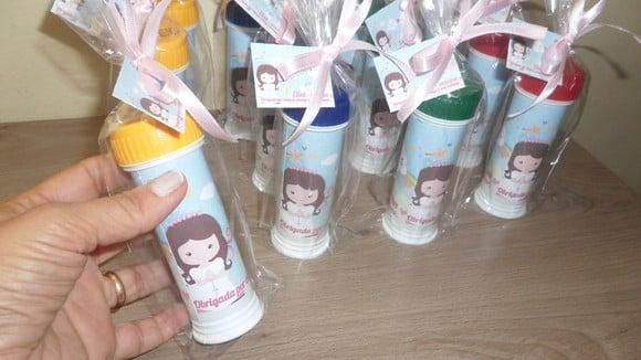 Bolhas de Sabão Personalizado Batizado