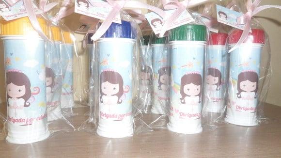 Bolhas de Sabão Personalizado Batizado