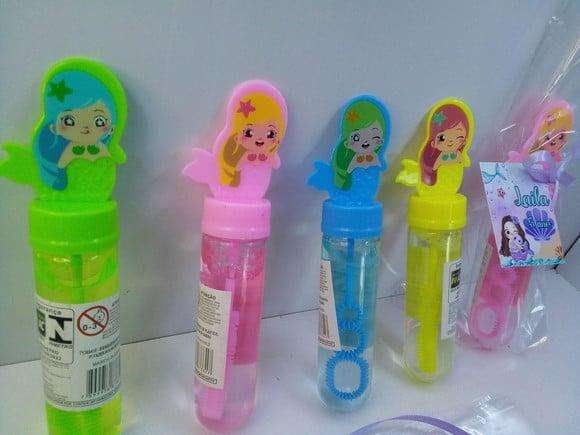 Bolhas de Sabão Personalizado Sereias