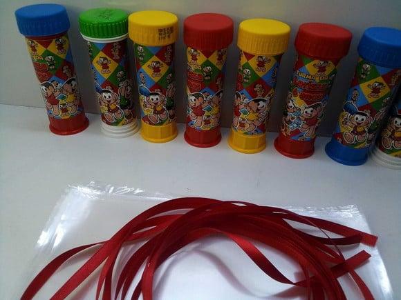 Bolhas de Sabão Personalizado Turma da Monica