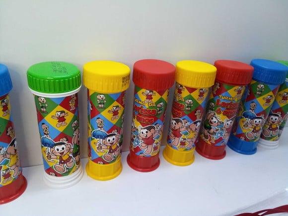 Bolhas de Sabão Personalizado Turma da Monica