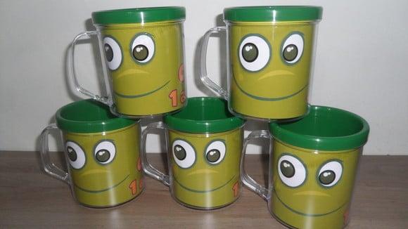 Caneca Acrilica Personalizada Tema Galinha Pintadinha