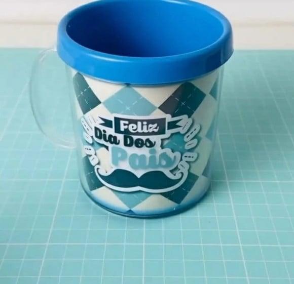 Caneca Acrilica Personalizada Tema Dia dos Pais