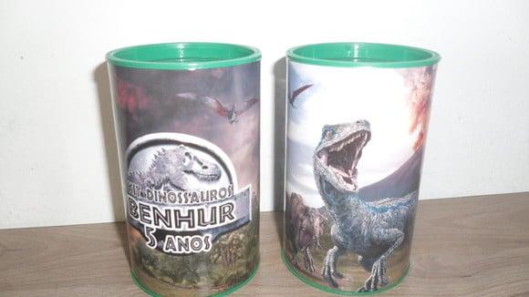 Cofre de Papelão Personalizado Dinossauros