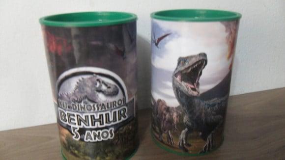 Cofre de Papelão Personalizado Dinossauros