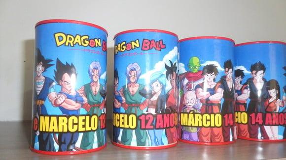 Cofre de Papelão Personalizado Dragon Ball