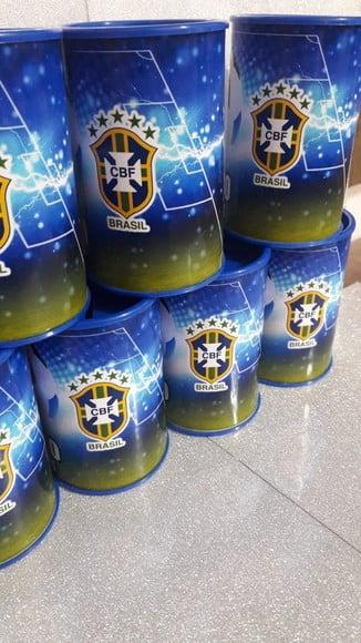 Cofre de Papelão Personalizado Futebol