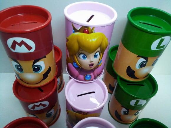 Cofre de Papelão Personalizado Super Mario