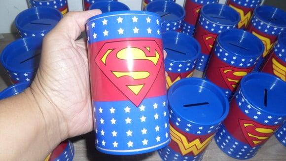 Cofre de Papelão Personalizado Mulher Maravilha