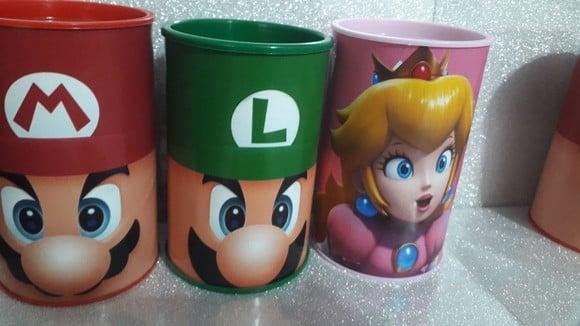 Cofre de Papelão Personalizado Super Mario