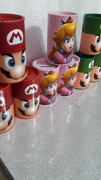Cofre de Papelão Personalizado Super Mario