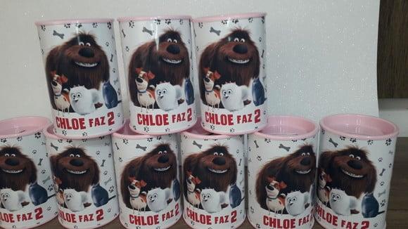 Cofre de Papelão Personalizado Tema Pets
