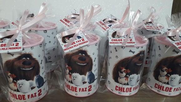 Cofre de Papelão Personalizado Tema Pets
